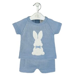 Blue Bunny Top and Shorts set-min