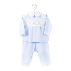 Rocking Horse Smocked Velour Set Mary Shortle