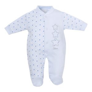 Triple Stars Cotton Sleepsuit Mary Shortle