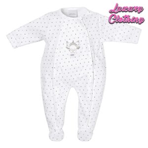 Tiny baby bear star printed onesie Luxury Clothing Mary Shortle