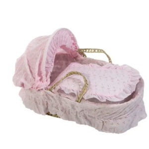 Pink Moses Basket