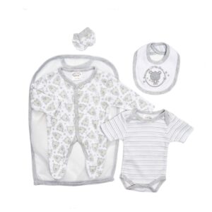 WELCOME LITTLE ONE FOUR PIECE SET-min