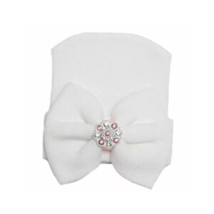 Newborn Baby Hat White-min