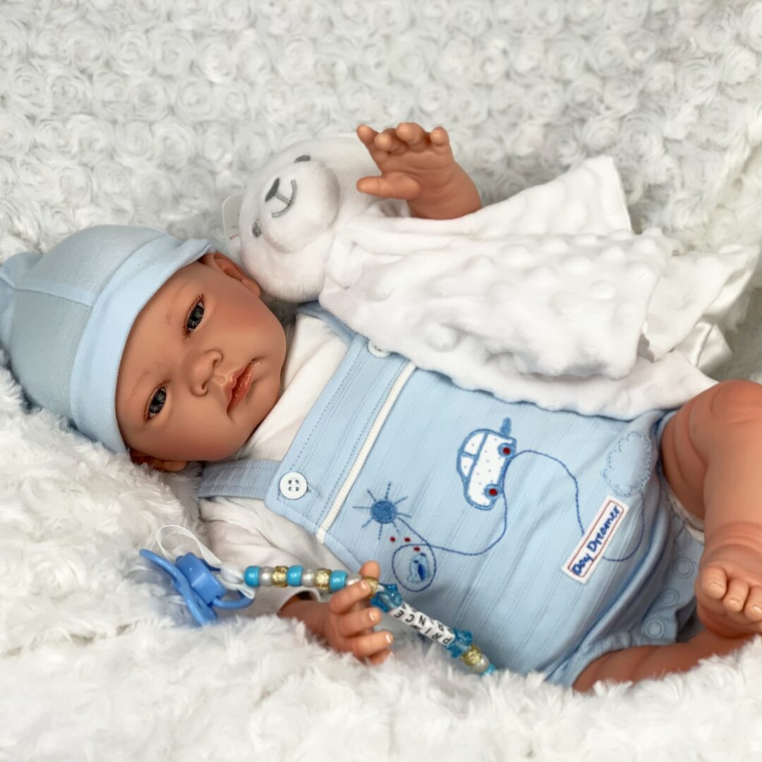 Stefano Reborn Baby Boy Doll with Comforter