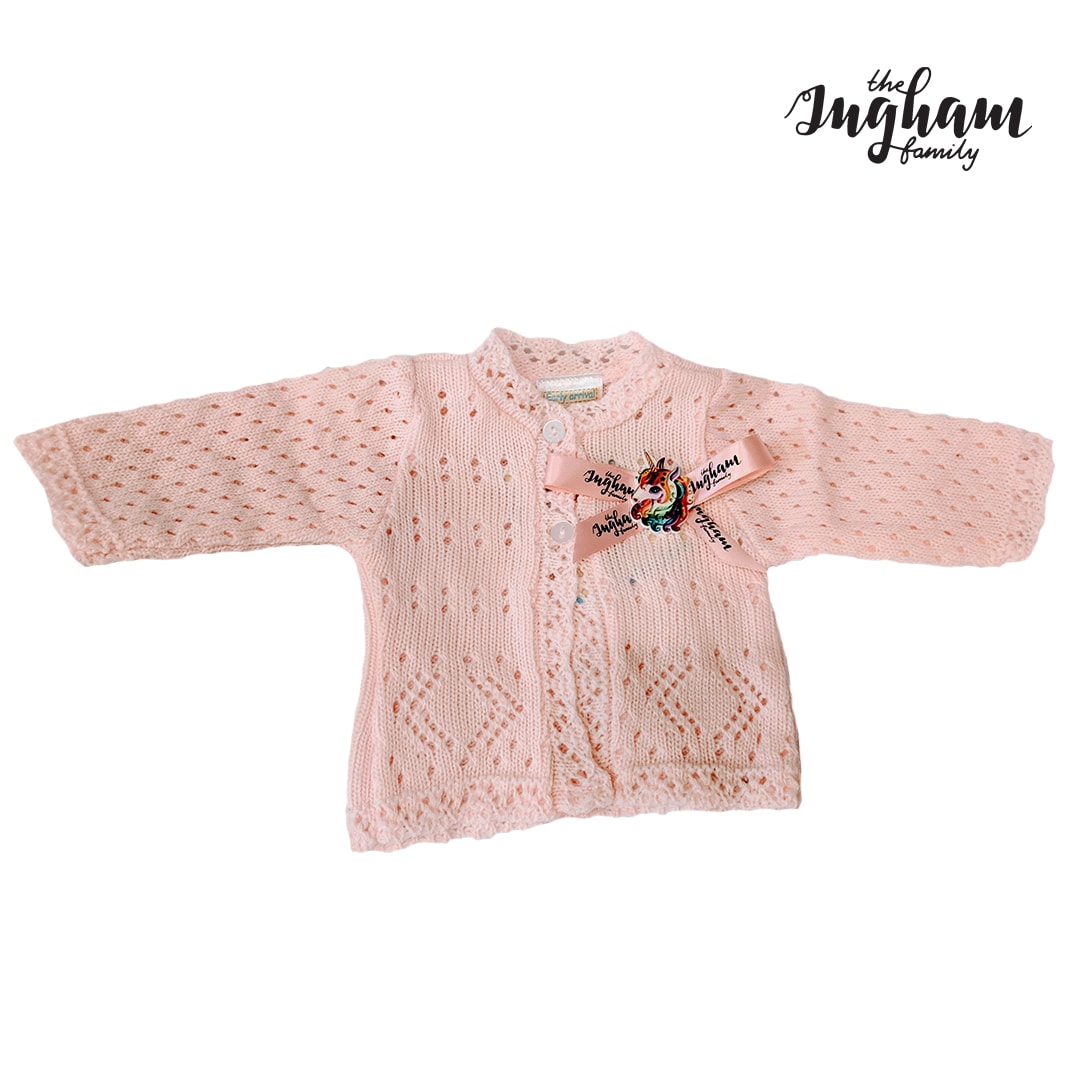The Ingham Family Pink Cardigan Mary Shortle