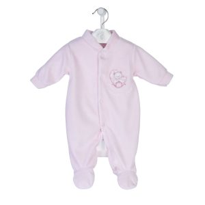 Rock-a-Bye baby Velour Sleepsuit Mary Shortle