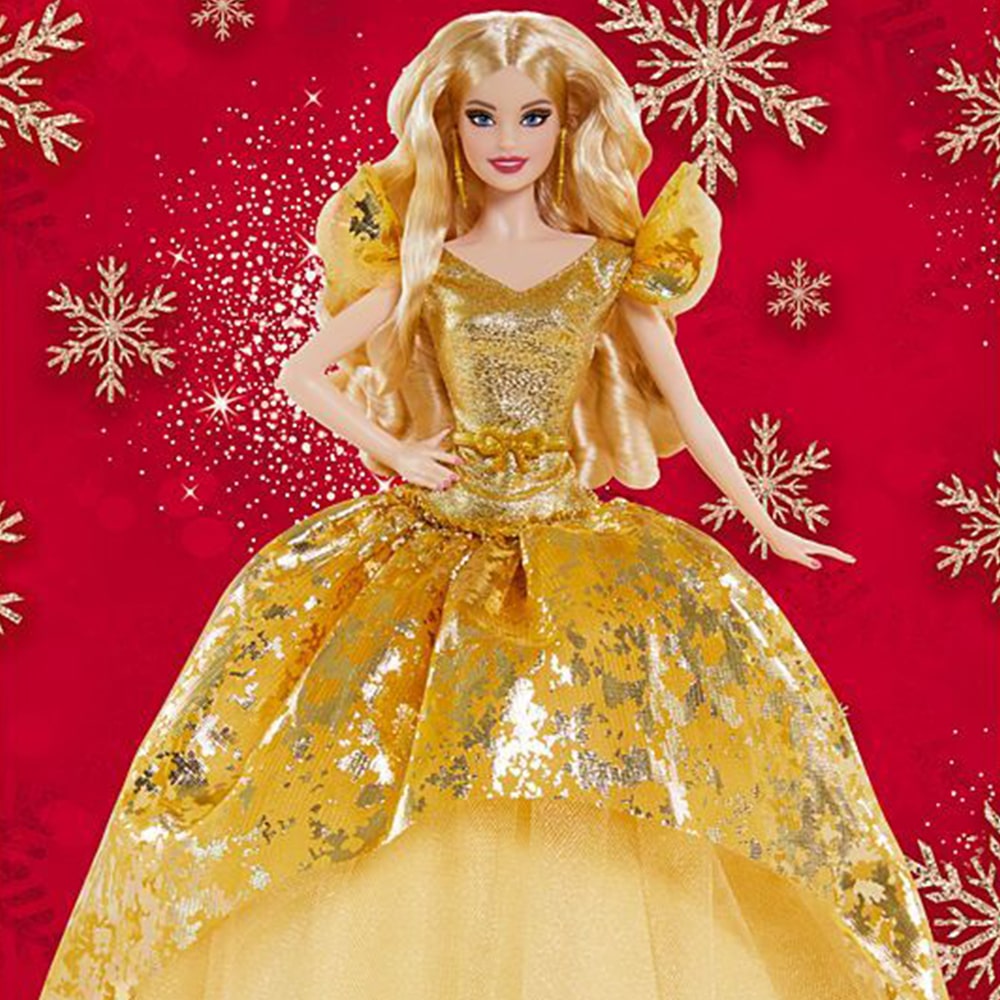 2020 Holiday Doll, Blonde Long Hair ⋅ Barbie - Mary Shortle
