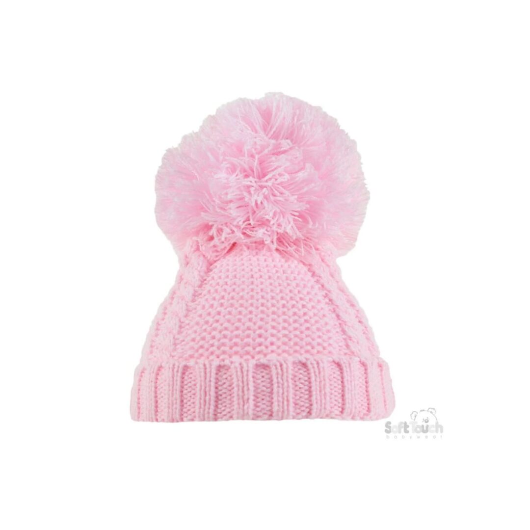 Pink Pom Pom Hat-min (1)