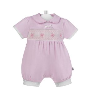 Smocked butterfly romper-min