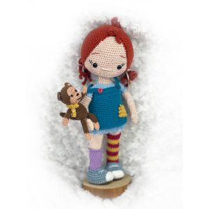 Catootje Crocheted Doll Pippi OOAK