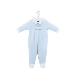 Little Sail Boat Cotton Sleepsuit ⋅ Luxury Clothing