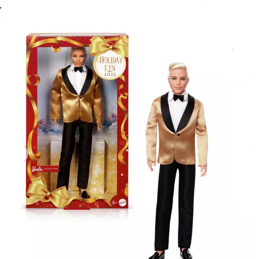 Holiday Ken 2025 Celebration Doll ⋅ Barbie