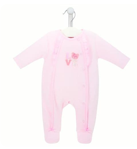Teddy Love Velour Sleepsuit ⋅ Luxury Clothing