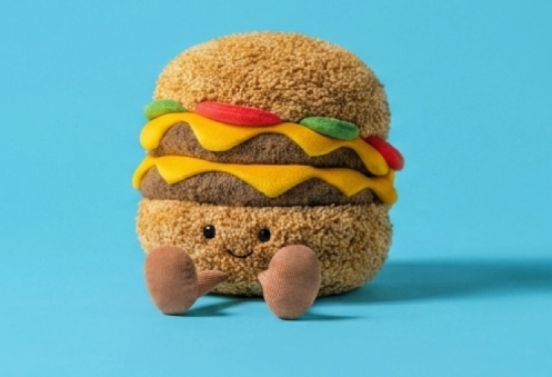 Amuseables McKenna Burger ⋅ Jellycat
