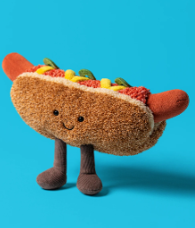 Amuseables Breck Hot Dog⋅ Jellycat